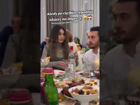 Kiedy po ciężkim tygodniu idziesz na imprezę 😂