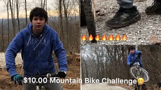 $10 Mountain bike challenge!🔥
