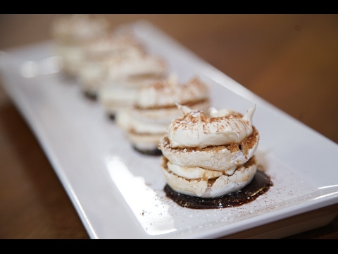 Tiramisu style dessert recipe with donuts