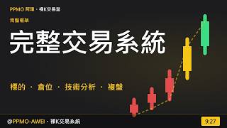有了標的、倉位、技術分析，為什麼還是原地打轉？完整交易系統少一步