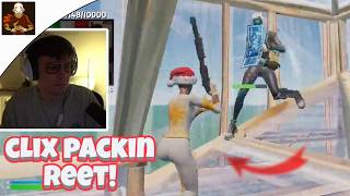 CLIX vs REET😳 (1v1 BUILDFIGHT) [FORTNITE TOKEN/WAGER]
