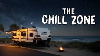 Solid Surface Countertops And HUGE TV! 2027 Keystone Coleman Lantern 25REX RV Tour
