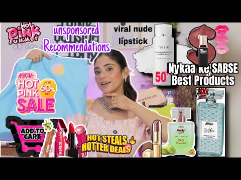 Nykaa Recommendations |💄50% OFF on High-End Beauty?YES PLEASE! Nykaa Sale Picks 💋🔥|whats in my Bag?