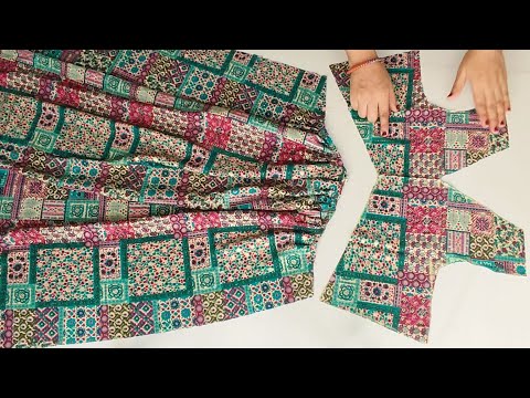 Alia Style Kurti Cutting and stitching | Readymade style Kurti cutting and stitching