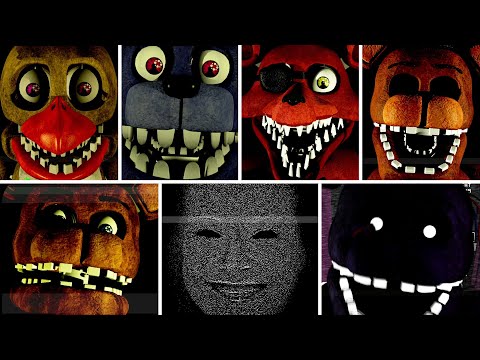 Restless at Freddy's Recoded - All Jumpscares & Extras Mode