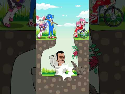 Sonic betrayed Amy and Good Skibidi Toilet helped her | 🤣 #shorts #animation #story #skibiditoilet