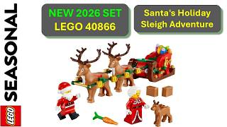 NEW LEGO 40866 Santa’s Holiday Sleigh Adventure