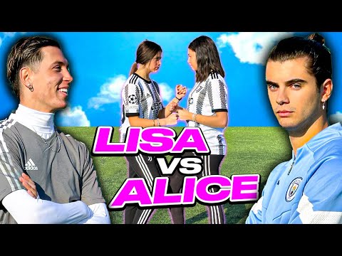 ⚽️ CHI È LA PIÙ FORTE? - Lisa Luchetta vs Alice Muzza