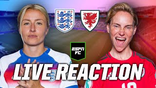 🔴 LIVE REACTION: England thrash Wales to advance to the Euro 2025 quarterfinals | ESPN FC