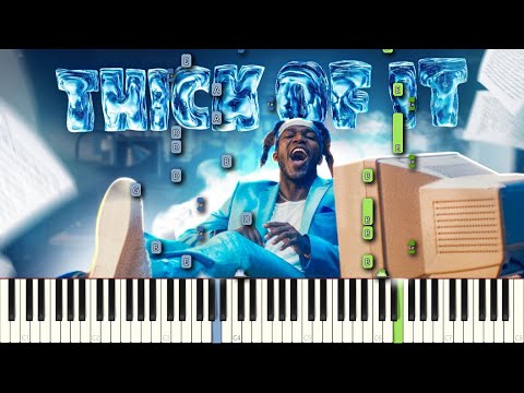 KSI - Thick Of It (Piano Tutorial) [Synthesia]