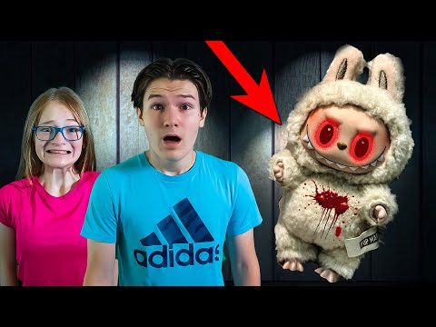 Evil LABUBU Doll ATTACKED Our Sleepover! w/@Carlaylee
