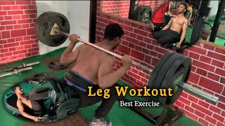 Leg Workout At Gym | Leg Workout