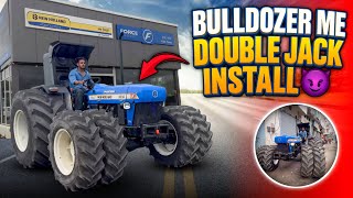 🙄Finally new आज अपने Bulldozer का double jack करवा दिया 