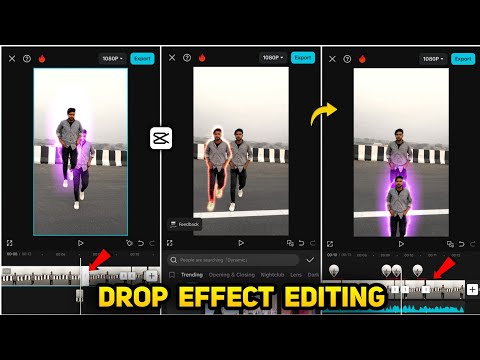 Trending Video Editing Object Drop Effect Capcut | Capcut Video Editing Tutorial | video editing