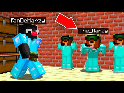 Me INFILTRO en la BASE SECRETA de mi MAYOR FAN en MINECRAFT