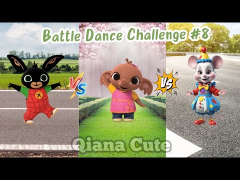 Battle Dance Challenge 8 | Bing Bunny, Sula Bing, Mouse Clown