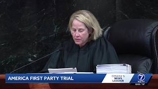 YouTube video thumbnail: Nebraska Judge Weighs America First Party Ballot Fight Over 'Voter Confusion' Claim