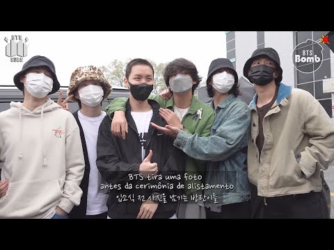 [Bangtan Bomb] Cerimônia de alistamento militar do J-Hope com o BTS