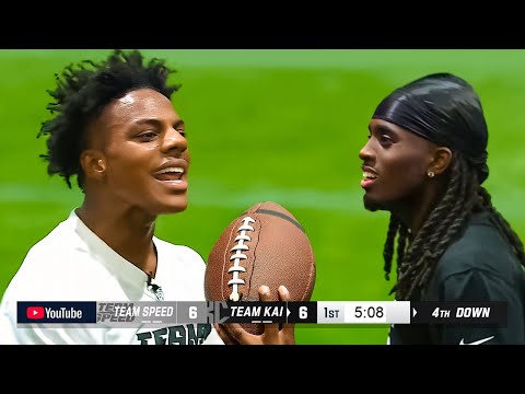 iShowSpeed vs Kai Cenat Flag Football Highlights