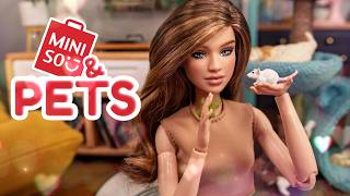 Miniso & Mini Pets: Finding Pets for the Dollhouse | Recycle Capsules into Pet house