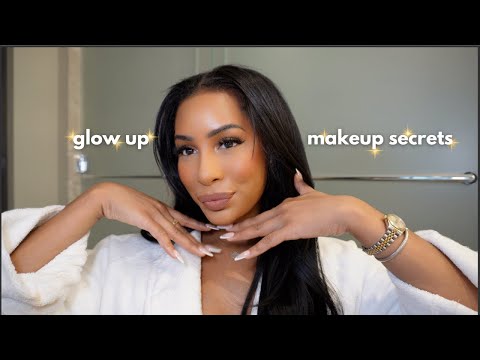 THE 25-MIN *INSTANT* GLOW UP MAKEUP ✨ | beauty secrets, my flawless base routine, soft glam make up