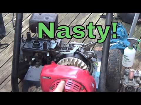 Honda clone GX160 under a hedge for 5 years- will it run? broken pressure washer