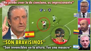 "OJO CON CIENCIANO" PERIODISTAS del MUNDO IMPRESIONADOS con CIENCIANO tras GOLEADA ante BOTAFOGO HOY