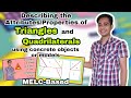 Properties of Triangles and Quadrilaterals