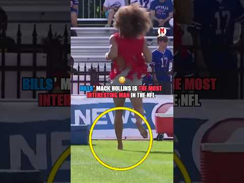 Bills WR Mack Hollins has some unique habits 😅 #nfl #bills