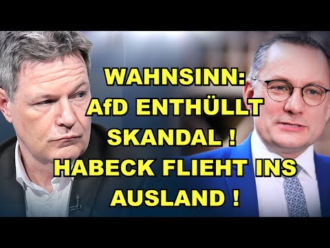 AfD enthüllt Skandal! Habeck flieht ins Ausland!