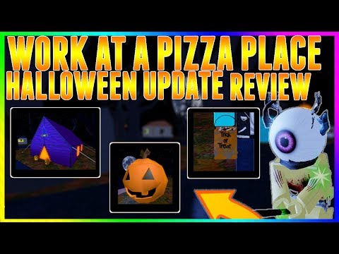 Work At A Pizza Place Roblox Halloween Jobs Ecityworks - roblox pizza party event prizes