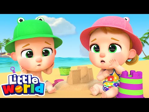 Beach Safety Rules! Stay Safe in the Sun & Sea 🏖️ Little Angel Nursery Rhymes and Kids Songs