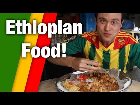 Irresistible Ethiopian Food - Tasty Meat Platter in Addis Ababa, Ethiopia