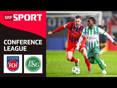 1. FC Heidenheim 1846 - FC St.Gallen | Highlights - Conference League 2024/25 - Runde 6 | SRF Sport