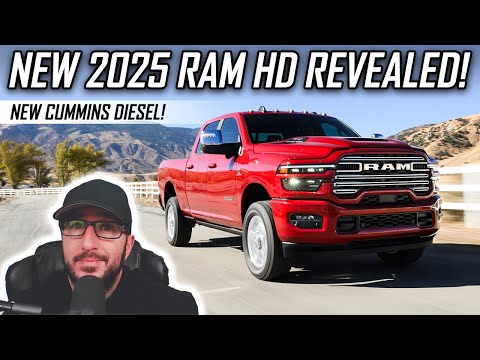 NEW 2025 Ram 2500HD Revealed | NEW Cummins Diesel Engine!