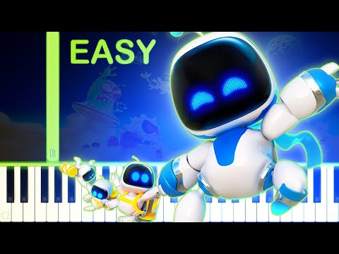 ASTRO BOT THEME - EASY Piano Tutorial