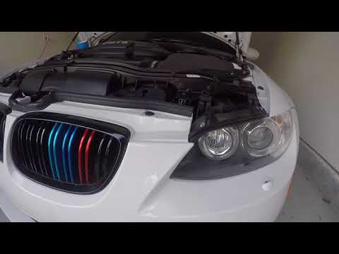 Полируем фары BMW M3 USA headlights BMW M3 e92