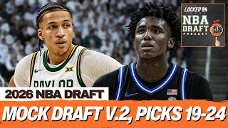 2026 NBA MOCK DRAFT 2.0: Picks 19-24