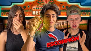 PROBAMOS UN ESCORPIÓN! FT. Zach Jaquith | Andrea Sevilla