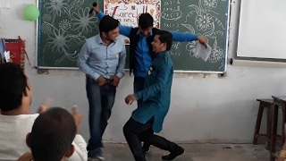 St.Andrews College Gorakhpur M.Sc Physics Farewell Party dance performance by Rahul