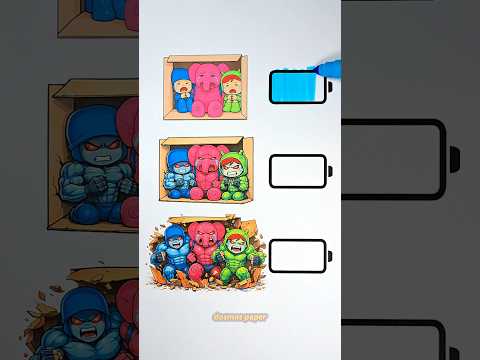 Unboxing Niddle Pop Pocoyo X Elly X Nina Vad Boyz Angry Battery Drawing Challenge! #pocoyo #art