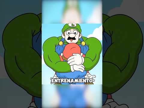 Si Mario se convierte en un hombre musculoso #cartoon #foryou #shorts #fyp