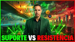 SUPORTE E RESISTÊNCIA  - COMO OPERAR IGUAL AOS TUBARÕES