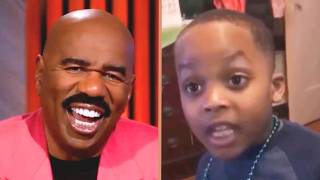 Little Boy Goes VIRAL Over Nana’s GROSS Kisses! 💋🤢👵🏽 I Steve Harvey