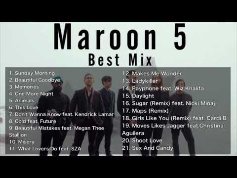 【DJ MIX】【Best Mix】Maroon 5 Best Mix Greatest Hits 2022 #Maroon5 #DJMix