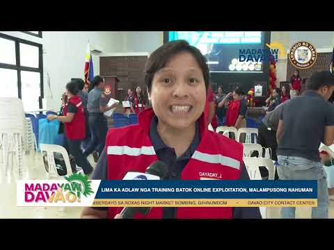 Lima ka adlaw nga training batok Online Exploitation, malampusong nahuman.