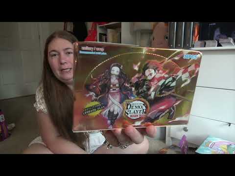 Courtney Opens Demon Slayer Booster Box P4