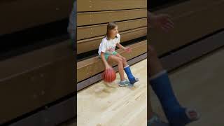 More ball handling while in a cast summer of 2017