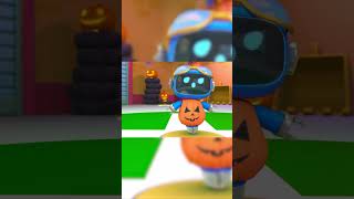 🤖 Baby Robot Halloween!! 🤖 #robot #Gecko #shorts | Cars & Truck Videos for Kids