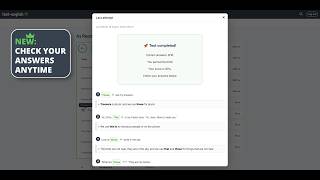 New on Test-English PRO: Review Your Answers Anytime